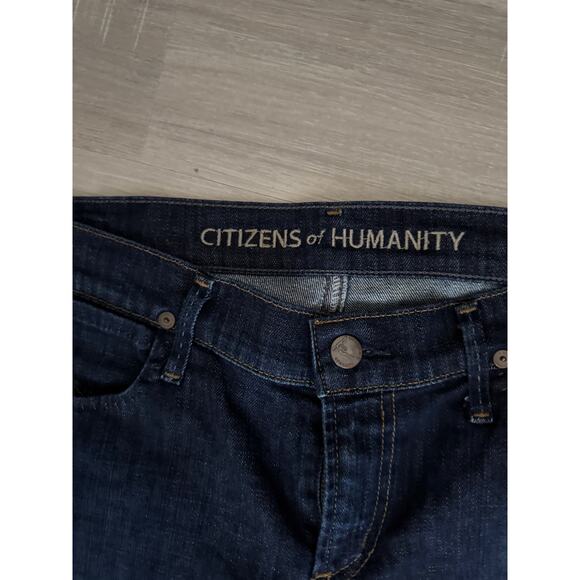 Citizens Of Humanity Dark Denim  Dani Cropped Strait Leg 29 EUC - Picture 8 of 10